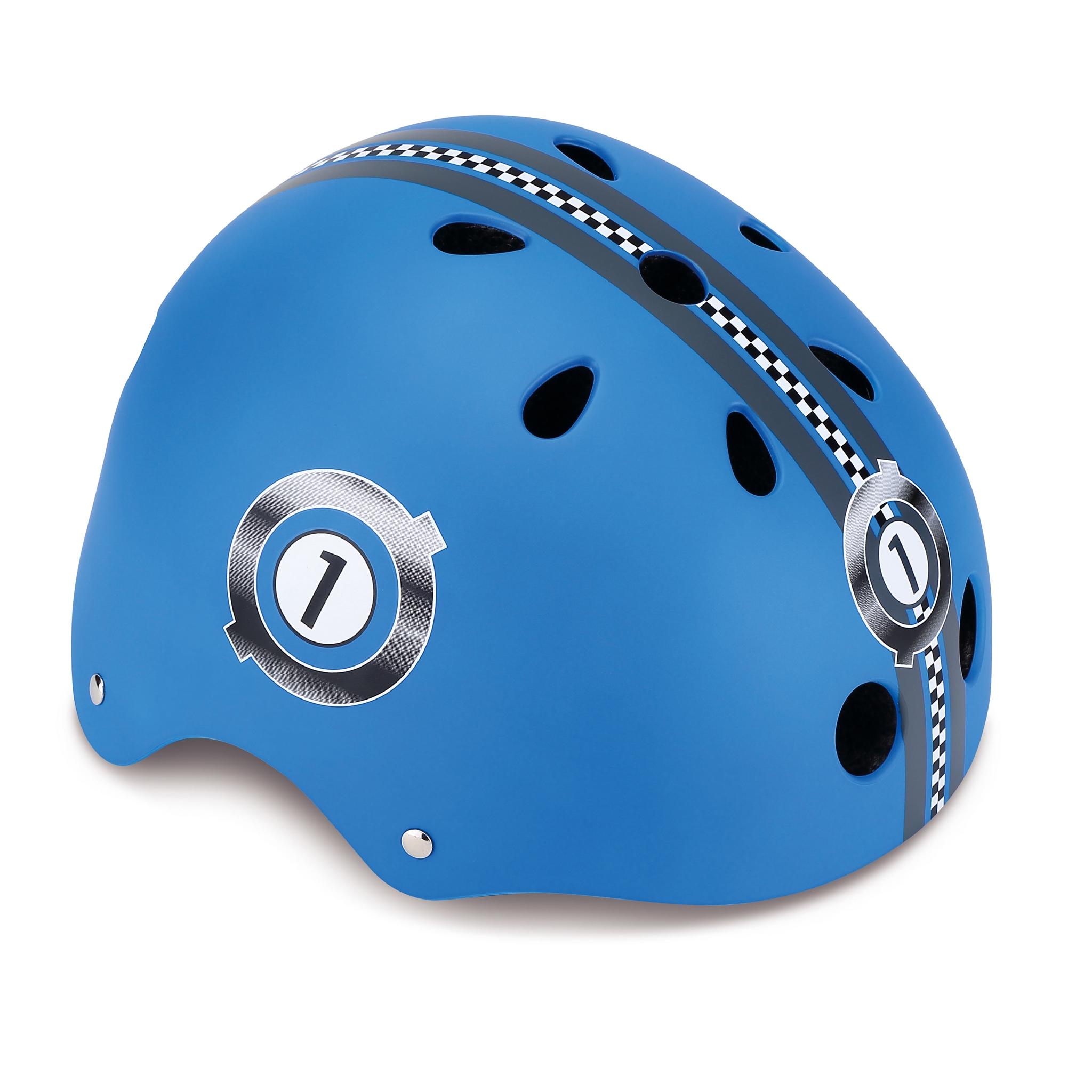 Sky Blue kids-helmets-patterned